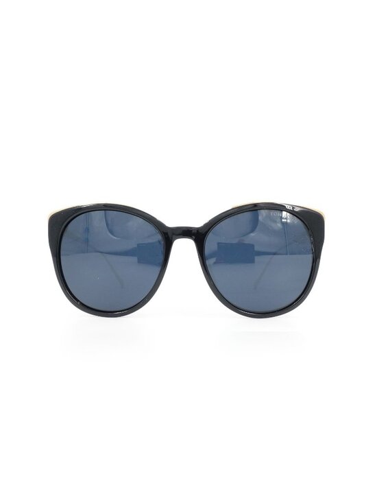Tom Ford TF641 Round Sunglasses Black and Blue OS main image 14